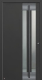 hormann front entrance door style 554 finished in CH 703